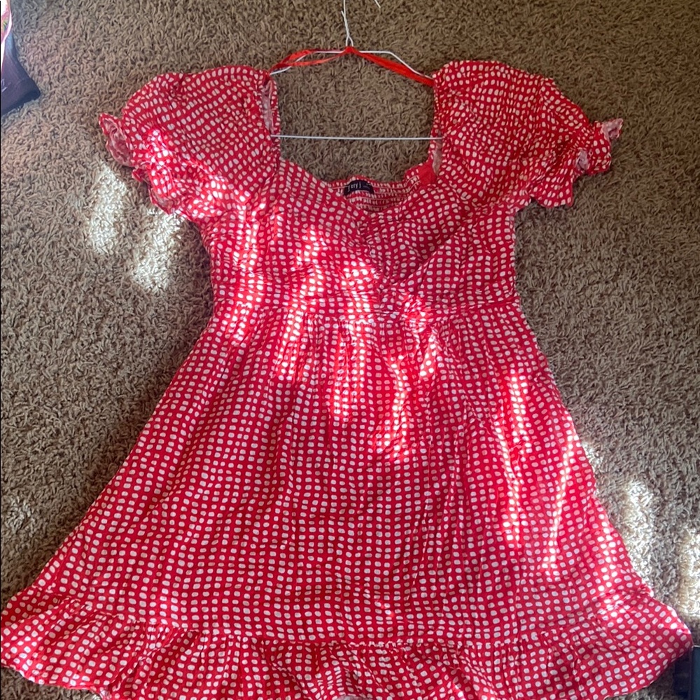Red Polka Dot Dress